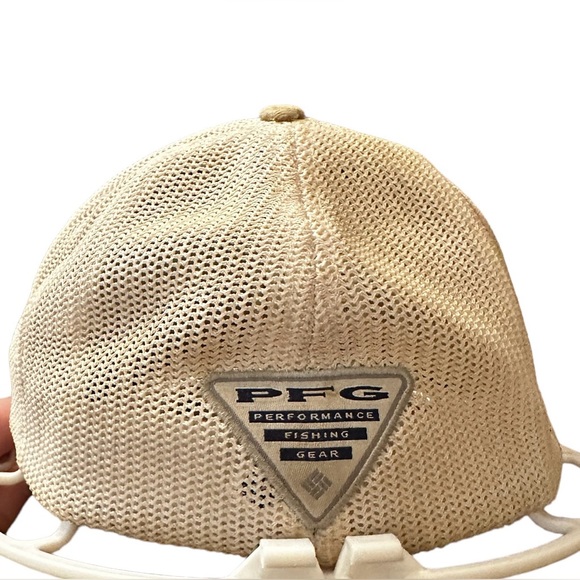 Columbia PFG American Flag Fish Pattern Meshback Hat Fitted Size L/XL - Picture 5 of 5